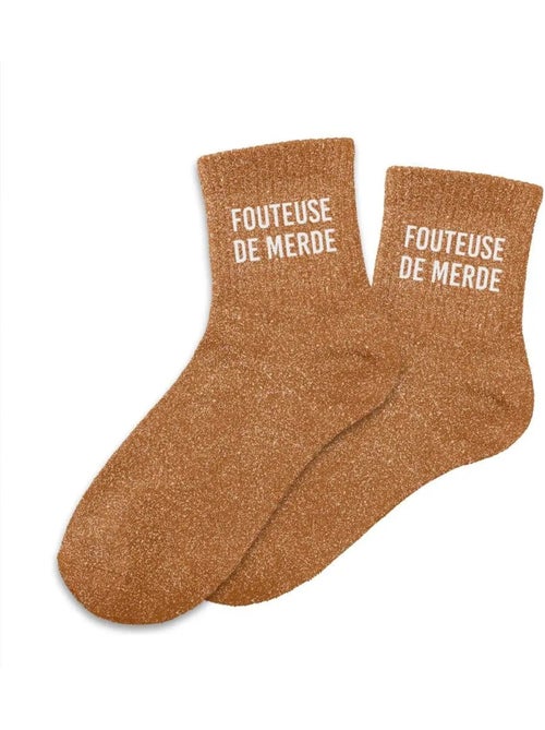 Chaussettes à Paillettes - Fouteuse de merde - Kiabi