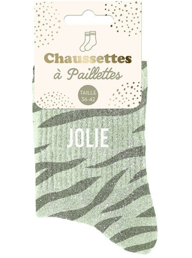 Chaussettes à Paillettes - Jolie Vert - Kiabi