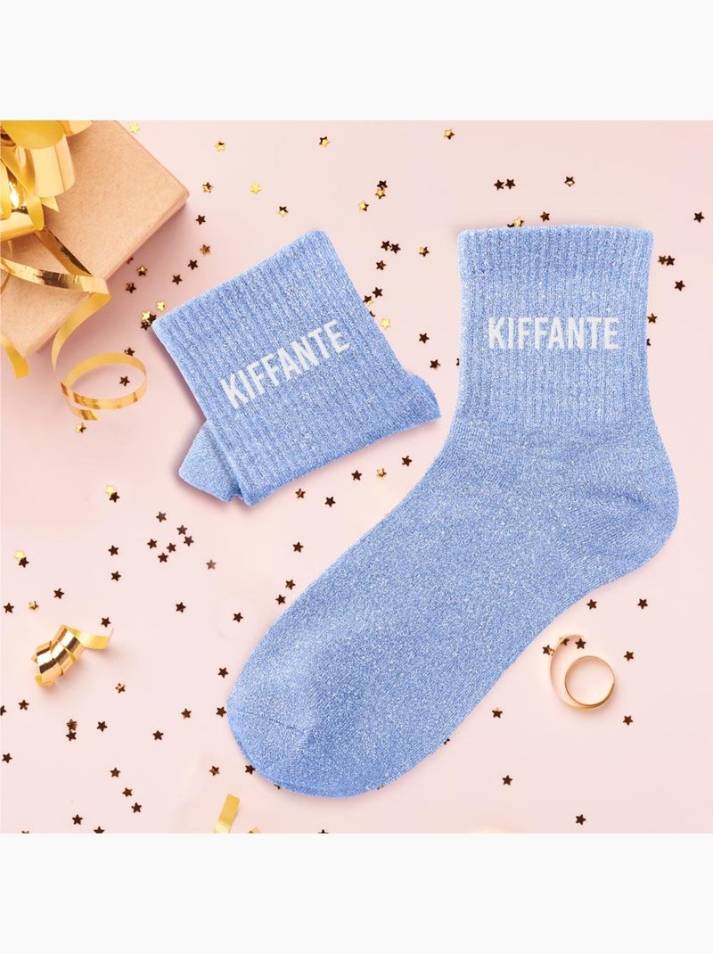Chaussettes à Paillettes - Kiffante Bleu clair - Kiabi
