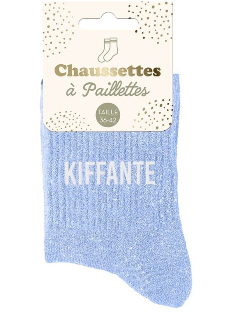 Chaussettes à Paillettes - Kiffante Bleu clair - Kiabi