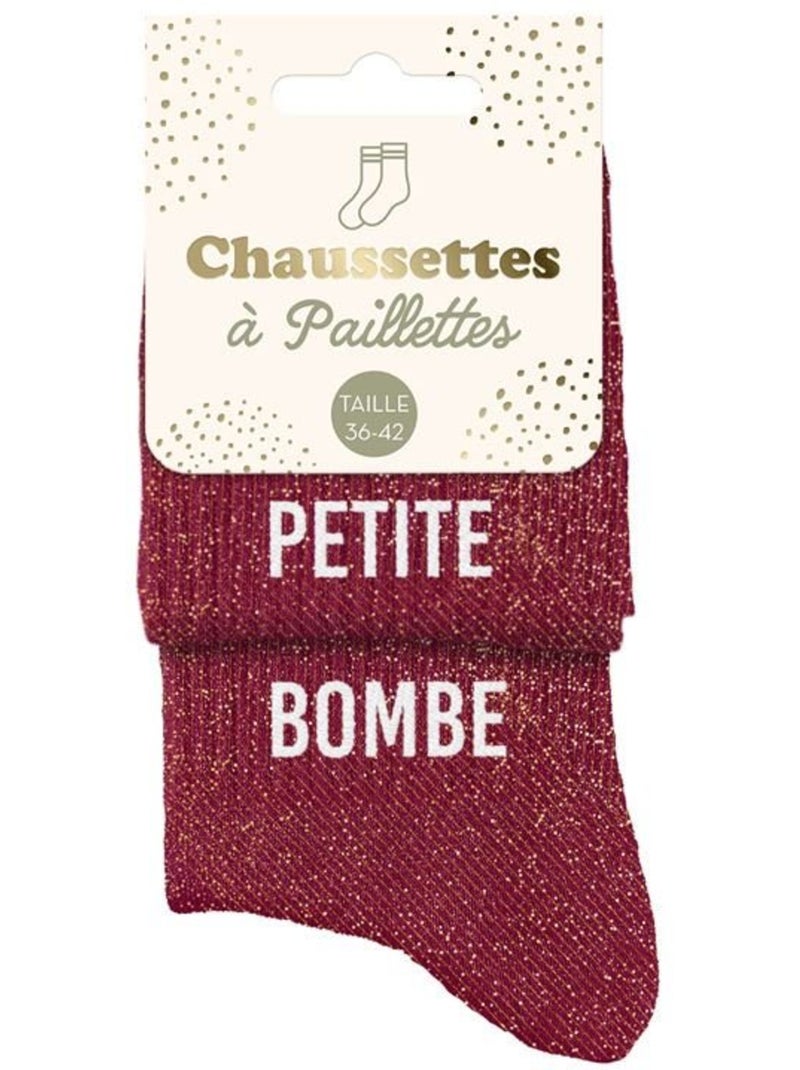 Chaussettes à Paillettes - Petite Bombe Rouge - Kiabi