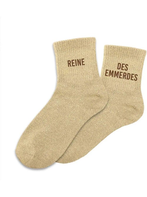 Chaussettes à Paillettes - Reine des Emmerdes - Kiabi