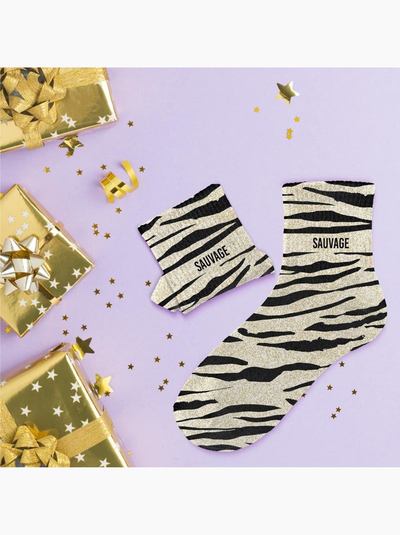 Chaussettes à Paillettes - Sauvage Vert - Kiabi