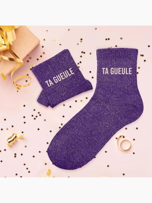 Chaussettes à Paillettes - Ta Gueule - Kiabi Chaussettes à Paillettes - Ta Gueule - Kiabi