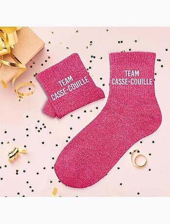 Chaussettes à Paillettes - Team Casse Couille
