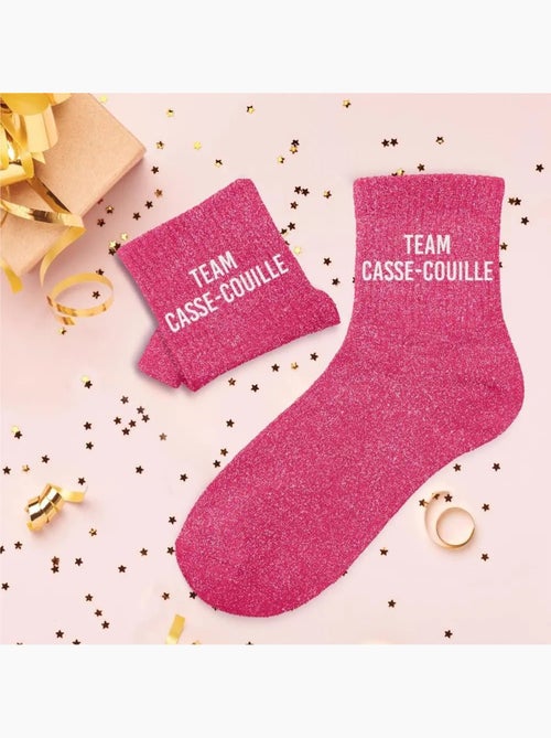 Chaussettes à Paillettes - Team Casse Couille - Kiabi
