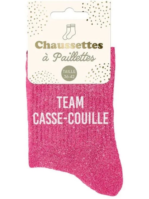 Chaussettes à Paillettes - Team Casse Couille - Kiabi