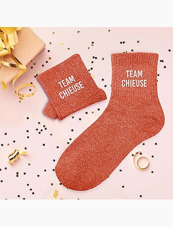 Chaussettes à Paillettes - Team Chieuse