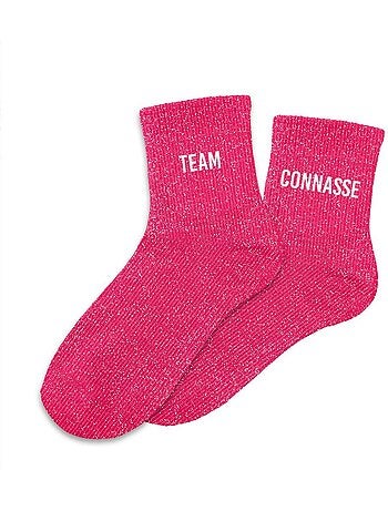Chaussettes à Paillettes - Team Connasse