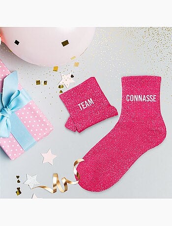 Chaussettes à Paillettes - Team Connasse