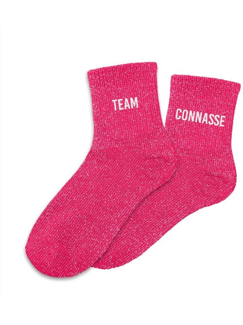 Chaussettes à Paillettes - Team Connasse - Kiabi