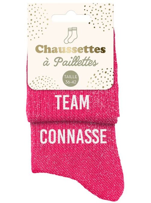 Chaussettes à Paillettes - Team Connasse - Kiabi