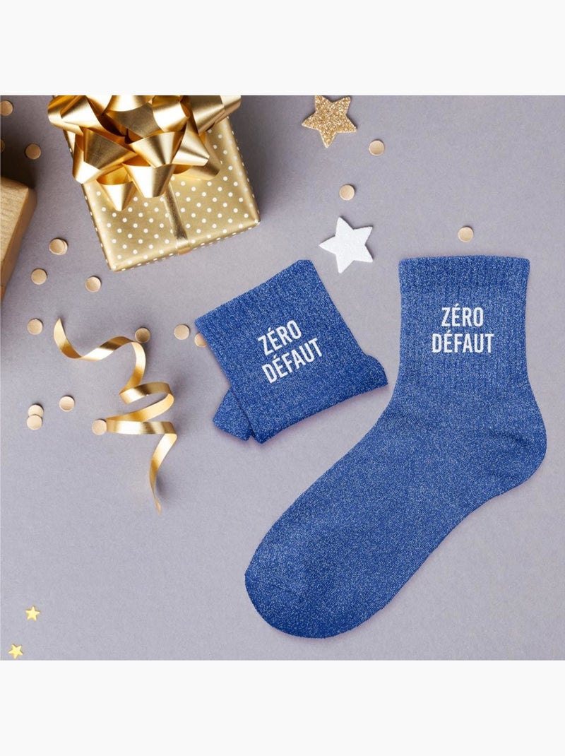 Chaussettes à Paillettes - Zéro Défaut Noir - Kiabi