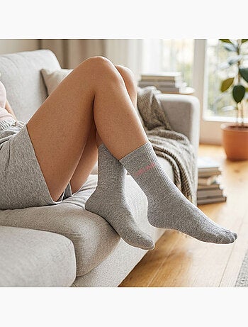Chaussettes à paillettes Femme Message Humoristique