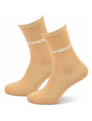 Chaussettes à paillettes Femme Message Humoristique