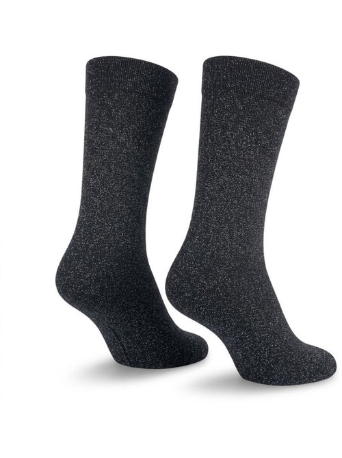 Chaussettes à paillettes Femme Message Humoristique - Kiabi
