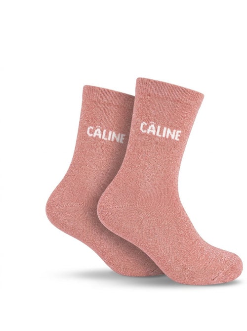 Chaussettes à paillettes Femme Message Humoristique - Kiabi