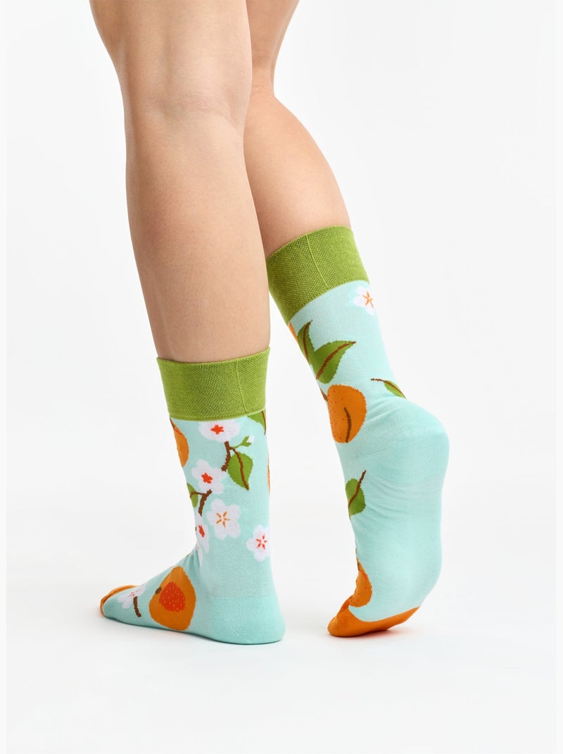 Chaussettes Abricots Turquoise - Kiabi