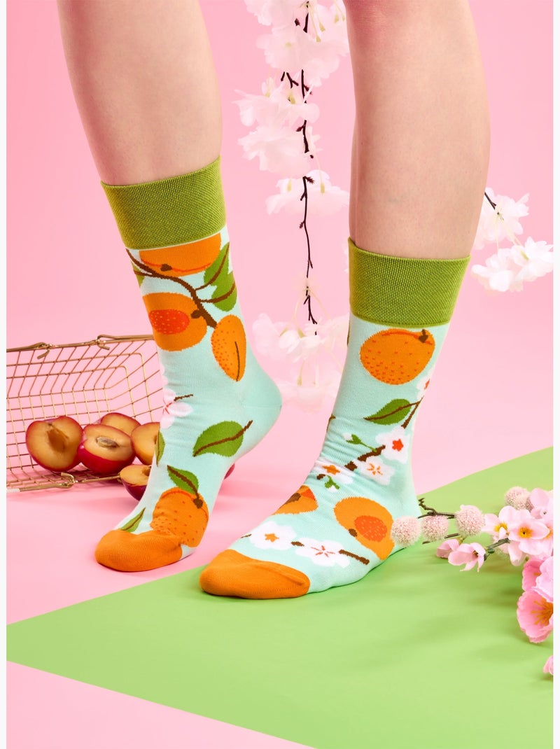 Chaussettes Abricots Turquoise - Kiabi