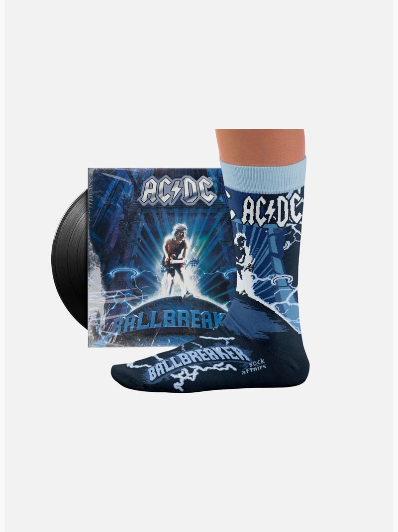 Chaussettes AC/DC, Ballbreaker Bleu - Kiabi