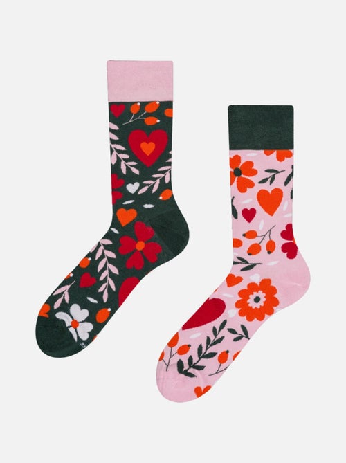 Chaussettes Amour Floral - Kiabi