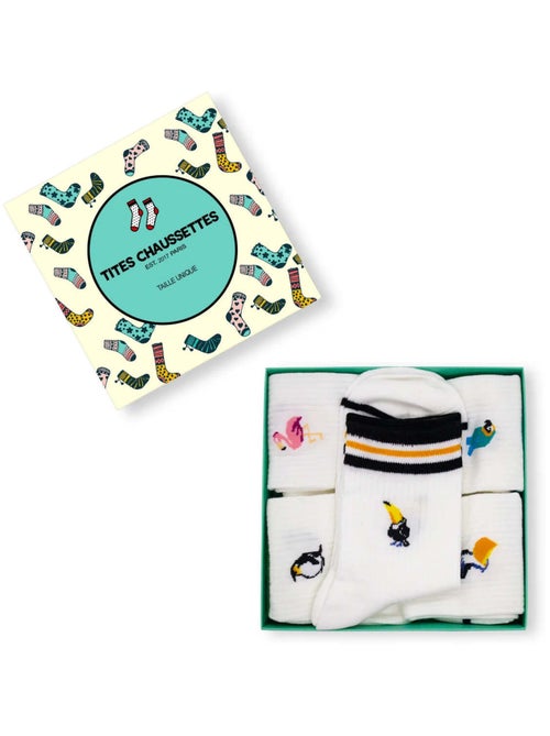 Chaussettes Animaux Exotiques  (Lot x5) | Titeschaussettes - Kiabi