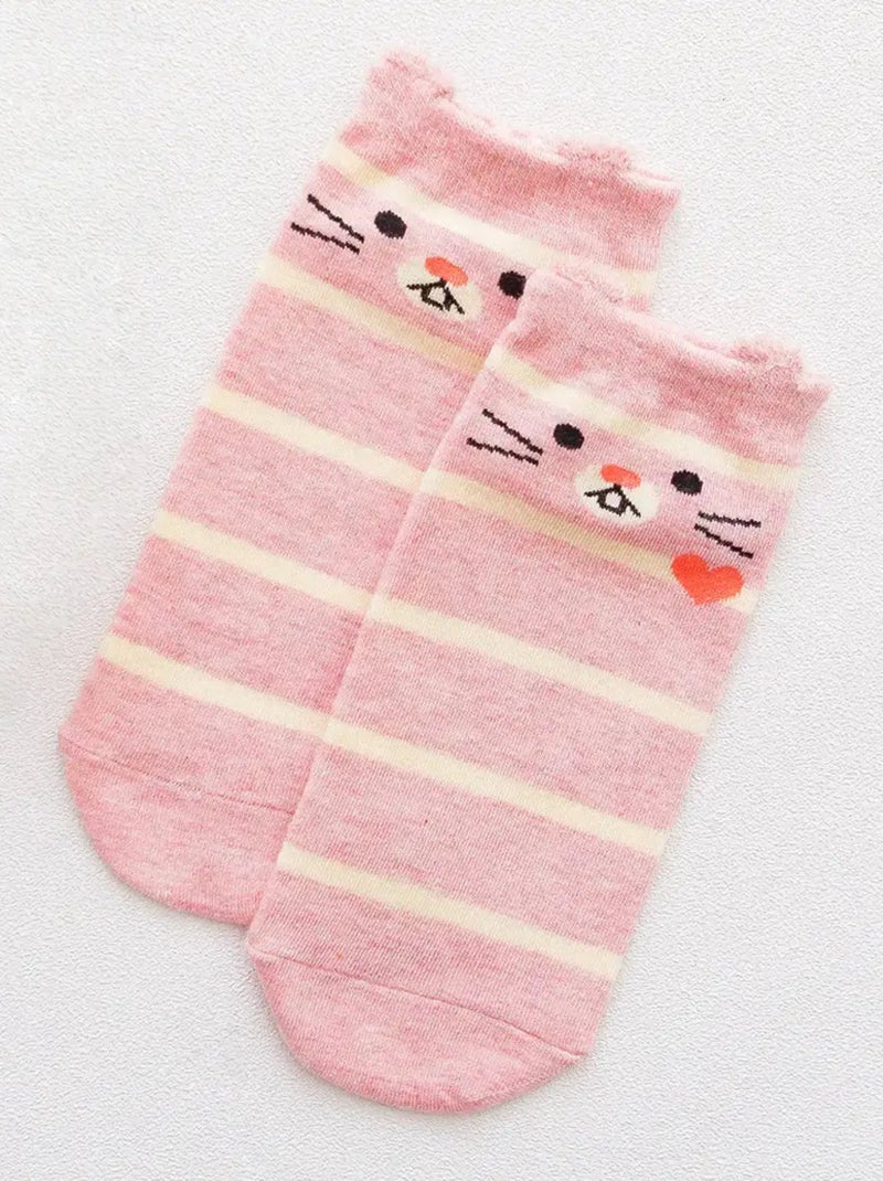 Chaussettes Animaux Oreilles | Titeschaussettes Rose - Kiabi