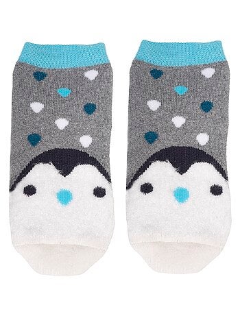 Chaussettes anti-dérapantes basses avec picots enfant Isotoner