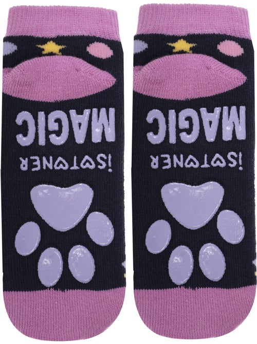 Chaussettes anti-dérapantes coton, picots antidérapants bébé fille isotoner - Kiabi