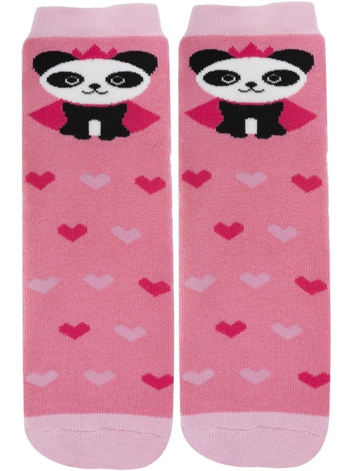 Chaussettes anti-dérapantes coton, picots antidérapants bébé fille isotoner - Kiabi