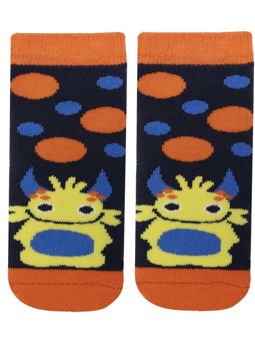 Chaussettes anti-dérapantes coton, picots antidérapants bébé garçon isotoner - Kiabi