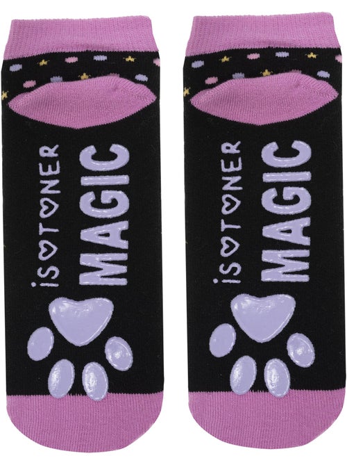Chaussettes anti-dérapantes coton, picots antidérapants fille isotoner - Kiabi Chaussettes anti-dérapantes coton, picots antidérapants fille isotoner - Kiabi