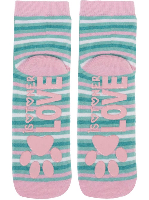 Chaussettes anti-dérapantes coton, picots antidérapants fille isotoner - Kiabi Chaussettes anti-dérapantes coton, picots antidérapants fille isotoner - Kiabi