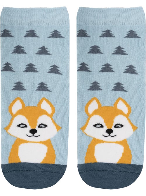Chaussettes anti-dérapantes coton, picots antidérapants mixte enfant isotoner - Kiabi