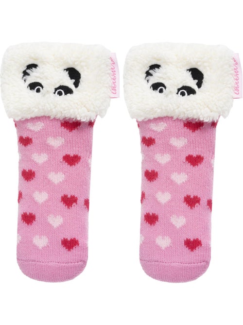 Chaussettes anti-dérapantes maille jacquard, picots antidérapants fille isotoner - Kiabi Chaussettes anti-dérapantes maille jacquard, picots antidérapants fille isotoner - Kiabi