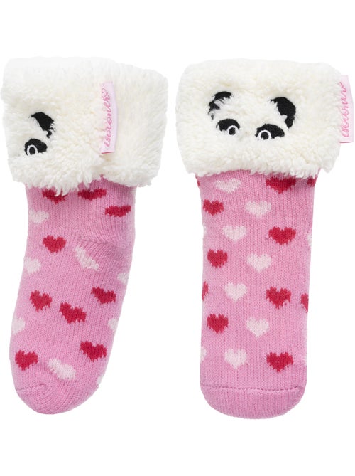 Chaussettes anti-dérapantes maille jacquard, picots antidérapants fille isotoner - Kiabi Chaussettes anti-dérapantes maille jacquard, picots antidérapants fille isotoner - Kiabi