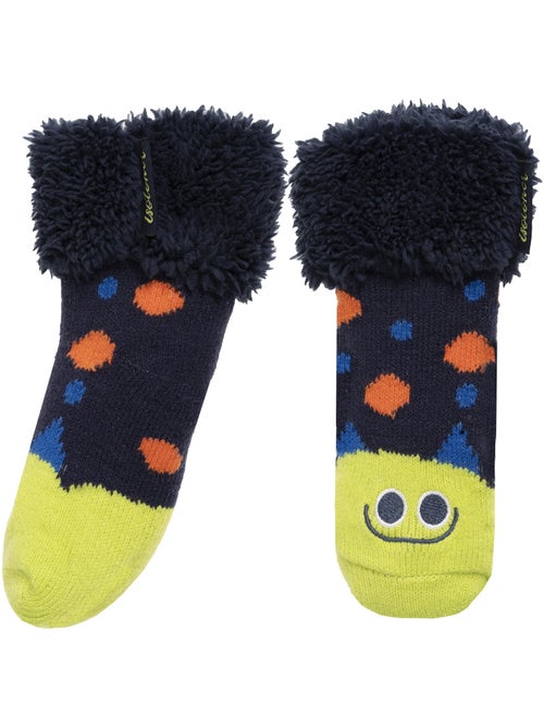 Chaussettes anti-dérapantes maille jacquard, picots antidérapants garçon isotoner - Kiabi Chaussettes anti-dérapantes maille jacquard, picots antidérapants garçon isotoner - Kiabi