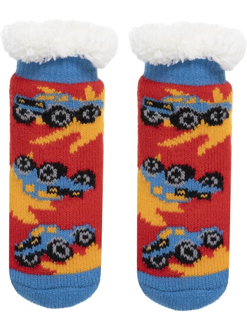 Chaussettes anti-dérapantes maille jacquard, picots antidérapants garçon isotoner - Kiabi Chaussettes anti-dérapantes maille jacquard, picots antidérapants garçon isotoner - Kiabi