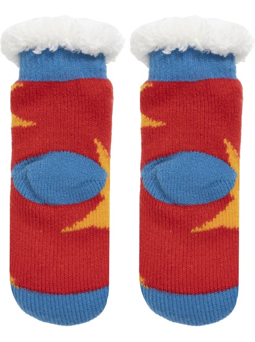 Chaussettes anti-dérapantes maille jacquard, picots antidérapants garçon isotoner - Kiabi Chaussettes anti-dérapantes maille jacquard, picots antidérapants garçon isotoner - Kiabi