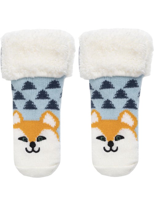 Chaussettes anti-dérapantes maille jacquard, picots antidérapants mixte enfant isotoner - Kiabi Chaussettes anti-dérapantes maille jacquard, picots antidérapants mixte enfant isotoner - Kiabi