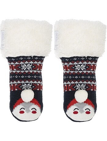 Chaussettes anti-dérapantes mixte bébé isotoner