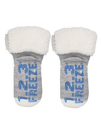 Chaussettes anti-dérapantes Pingouin - Maille mixte enfant Isotoner