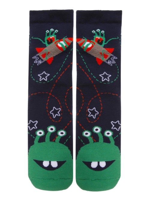 Chaussettes anti-dérapantes ultra confortables, avec picots antidérapants - Kiabi