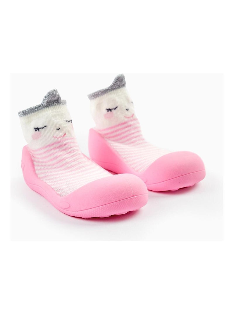 Chaussettes antidérapant avec semelles en caoutchouc OUT OF THIS WORLD Bleu foncé - Kiabi