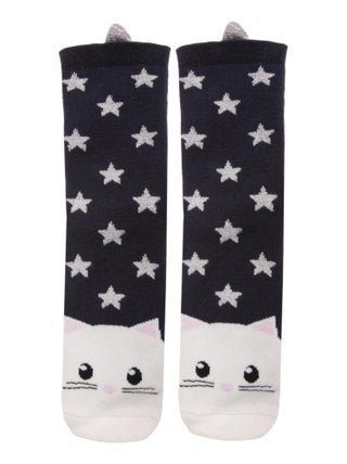 Chaussettes antidérapantes enfant chat 5/8 ans Isotoner