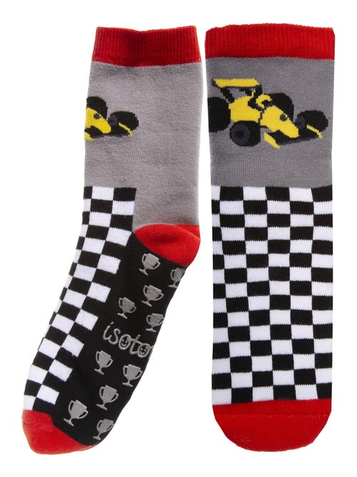 Chaussettes antidérapantes enfant voiture 5/8 ans Isotoner - Kiabi