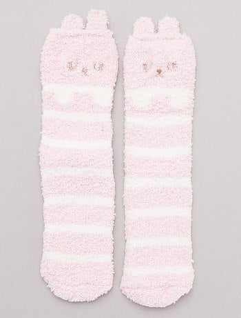 Chaussettes antidérapantes maille bouclette