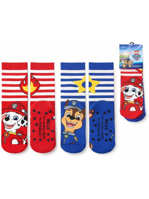 Chaussettes antidérapantes Pat' Patrouille enfant - pack de 2 paires - Kiabi