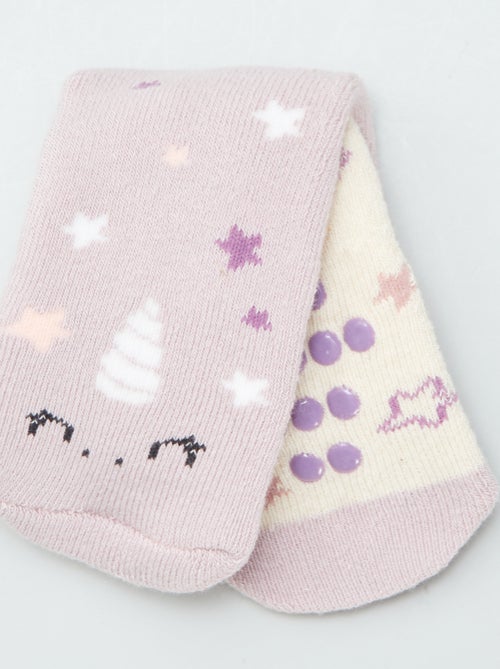 Chaussettes antidérapantes - Kiabi