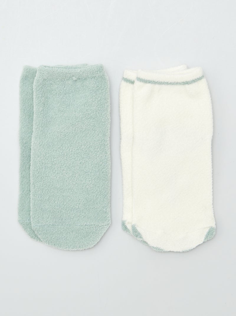 Chaussettes antidérapantes Vert - Kiabi